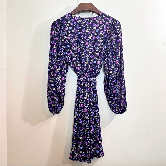 NWT Banana Republic Balloon Sleeve Tie Waist Floral Dress - Picture 5 of 14